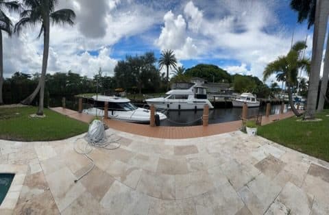 87ft High-Amp Yacht Slip for Rent Fort Lauderdale